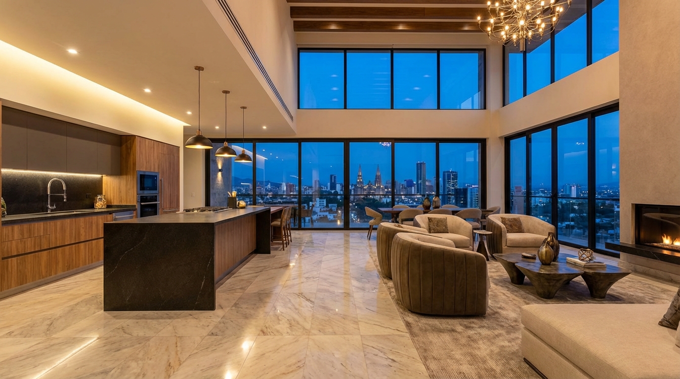 Penthouse con vista panorámica en Providencia